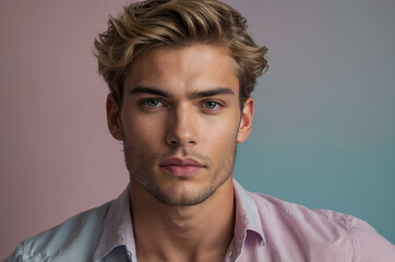 Fototapeta premium Perfect Male Model for Advertising Campaigns