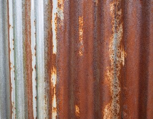 Vintage Zinc Texture with Corrosion and Natural Wear Patterns