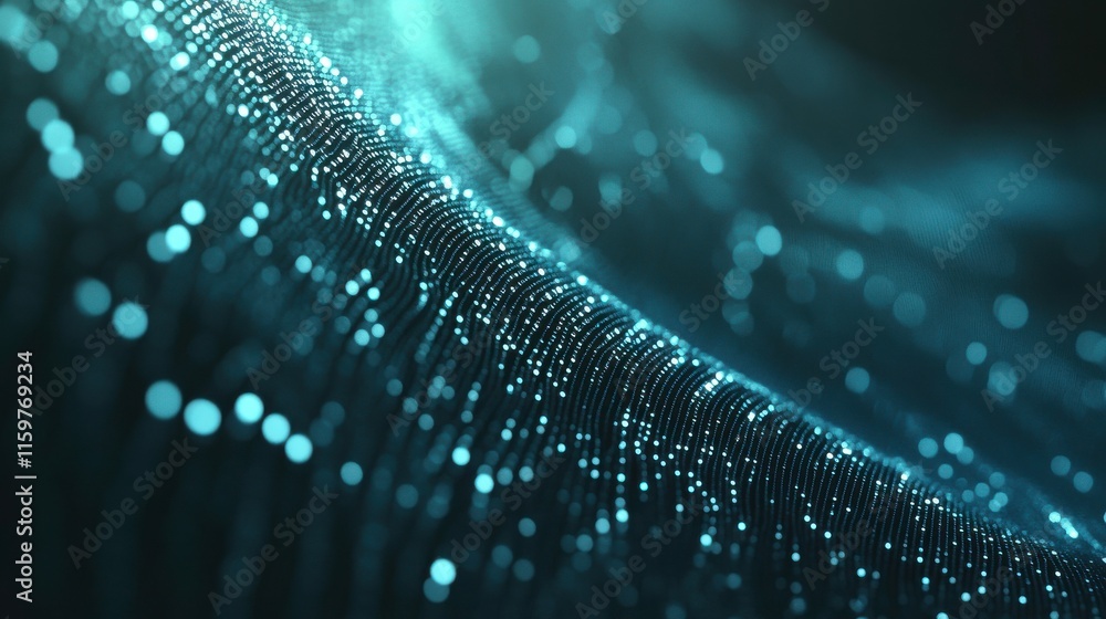 Poster abstract soft light security technology background
