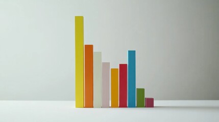 Comparative GDP analysis chart. Featuring colorful bar graphs on a bright white background