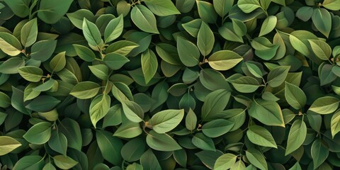 A close-up of healthy green leaves on a plant, indicating growth and vitality.