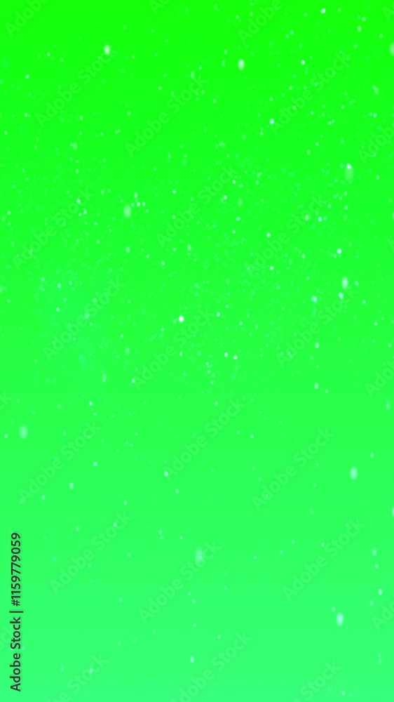 Fototapete vertical video with a vibrant green gradient background with subtle sparkling light particles, perfe