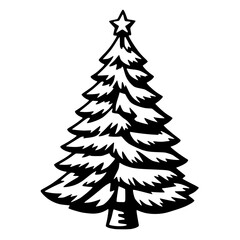 Decorative Christmas Tree Vector