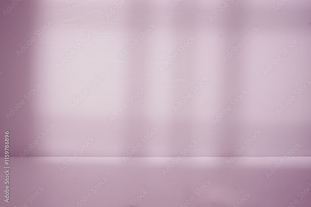 Poster empty room with window shadow
