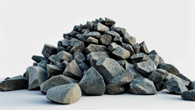 This 3D rendering showcases a pile of plaster mixes, perfect for construction and repair projects.