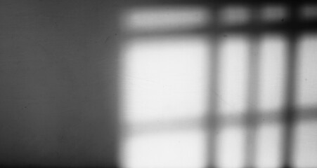 black and white window shadow overlay