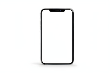Modern Smartphone Mockup: A sleek and contemporary smartphone with a blank screen, ready for your app or design showcase. Perfect for tech, mobile, and digital marketing.  