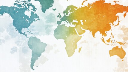 Obraz premium Global GDP inequality. Featuring a heat map showing GDP per capita around the world