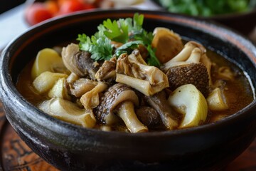 Classic South African tripe stew