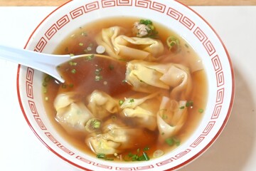 Travel to Japan. Local Chinese restaurant food Japan. At local Chinese restaurants in Japan, you can eat a variety of delicious dishes, including noodles, at low prices.