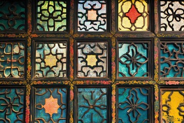 decorative window design in Chinese architecture