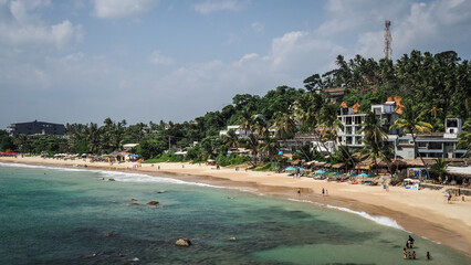 The south coast of Sri Lanka