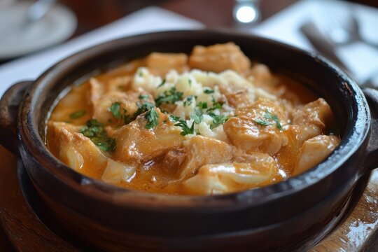 Hungarian classic dish tripe soup
