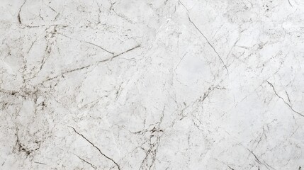 Obraz premium White Marble Surface with Gray Veins.