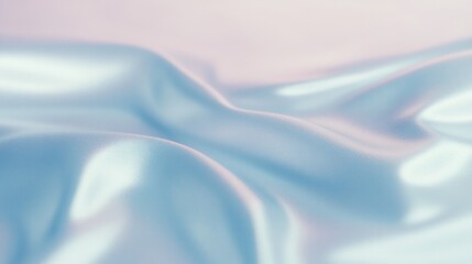 Fototapeta premium Abstract holographic texture with deformed surface in pastel tones for contemporary design