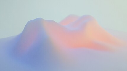 Abstract soft pastel landscape with smooth gradient