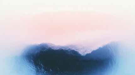 Naklejka premium Mesmerizing melted gradient colors in abstract landscape background for artistic design