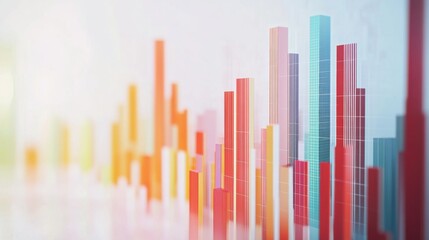 Visualization of GDP in emerging markets. Featuring bar graphs showcasing GDP growth rates