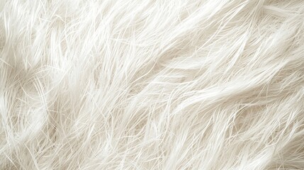 Close-up of soft, white fur texture.