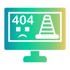 404 Gradient icon