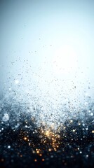 Obraz premium A shimmering abstract background with particles and light effects.