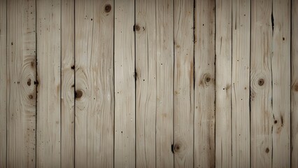 Naklejka premium Old vintage white wood textured background Generative AI