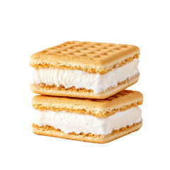 Delicious Vanilla Ice Cream Wafer Sandwiches