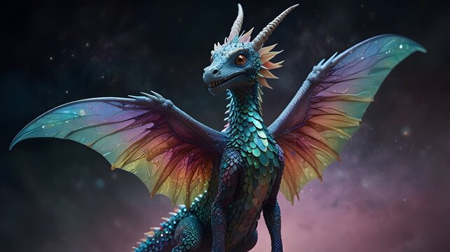 dragon in the night