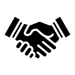 Handshake Icon Element For Design