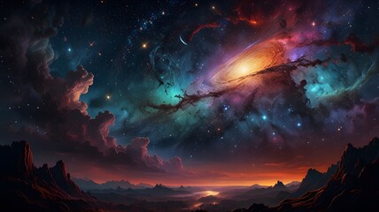 Naklejka premium lights at night