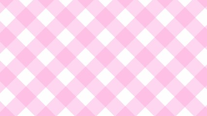 ピンクのチェック柄のシンプルな背景