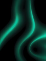 A green and black background with wavy lines.
