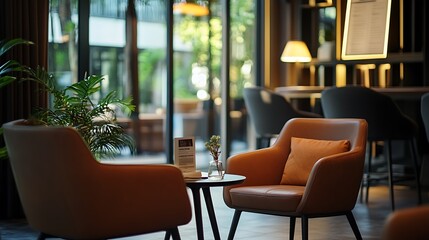 Relaxing Lounge Atmosphere: Modern Cafe Interior Design