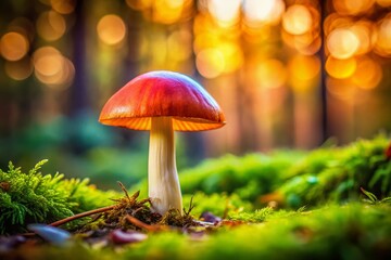 Minimalist Mushroom Art - Sketch, Cartoon, Coloring