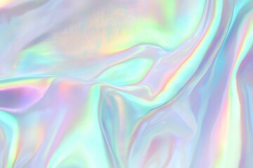 Piece of fabric with a rainbow pattern