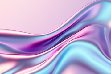 Fototapeta premium Purple and blue fabric with a wave pattern