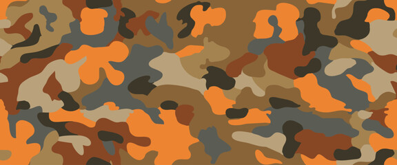 seamless camouflage pattern for outdoor apparel
