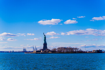 a view of statue of liberty new york