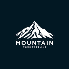 Mountain Landscape Silhouette for Outdoor Travel adventure