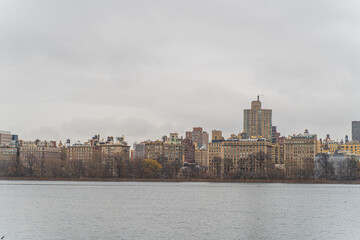 Fototapeta premium View of the city from central park new york