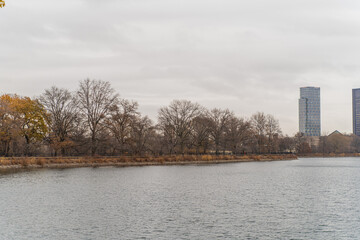 Obraz premium autumn in the central park