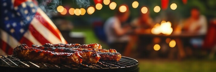 Sizzling Summer BBQ: Patriotic 4th of July Cookout Delight