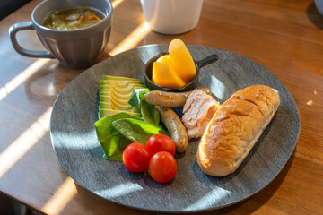 バランスの良い朝食