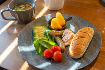 バランスの良い朝食