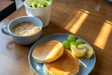 パンケーキモーニング