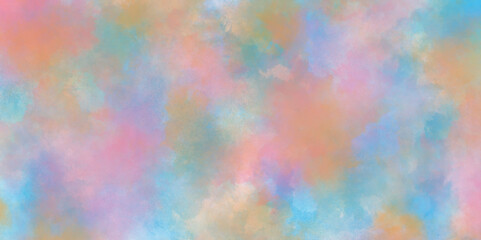 Old watercolor paper background with watercolor splashes, Multi colored pastel background of watercolor, pastel watercolor summer delicate paint of various colors and watercolor stains.
