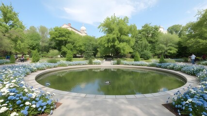 fountain in the park