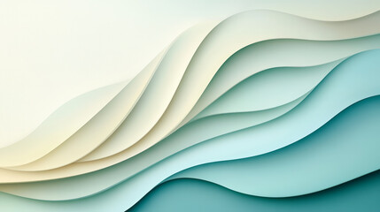 Elegant abstract design with flowing pastel waves, perfect for modern backgrounds, digital art inspiration, and creative design projects.
