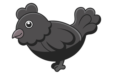 cartoon chicken vector illustration