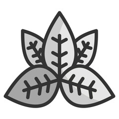 Holy Basil  Icon Element For Design